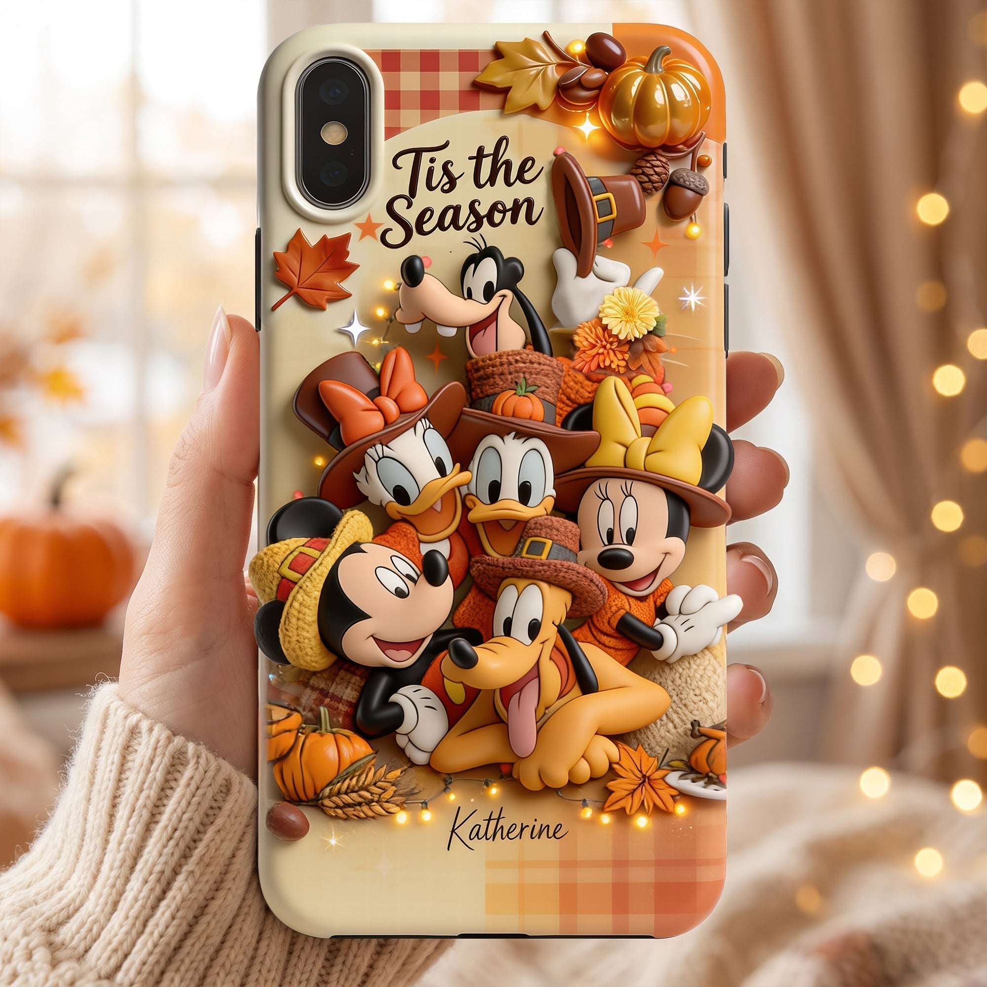 “Tis the Season for Joy” – Love Autumn Phone Case - Personalized Gift for Friends and Family