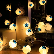 Load image into Gallery viewer, Spooky Eyeball LED String Lights - Perfect Halloween Decor for Horror Fans
