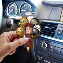 Load image into Gallery viewer, “Drive Safe &amp; Congrats Grad!” - Custom Shaped Car Visor Clip - Personalized Gift for Graduates, Moms &amp; Grandmas Car Visor Clip PopCulturePrints
