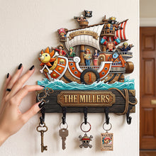 Load image into Gallery viewer, Sea Adventure Acrylic Key Hanger - Personalized Gifts For Family 03HATA160726 Key Hanger PopCulturePrints
