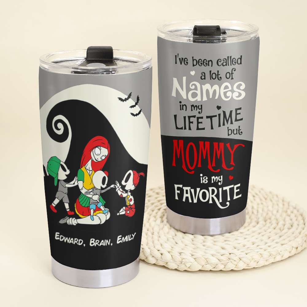 Personalized Family Mom & Dad Tumbler – Custom Name Gifts