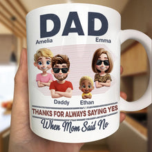 Load image into Gallery viewer, “Embrace the Nightmares” - Nightmare Dad Coffee Mug - Personalized Gift for Dad and Grandpa Mug PopCulturePrints
