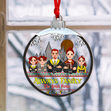 Load image into Gallery viewer, Magical Family Christmas Ornament - Personalized Wizard Theme
