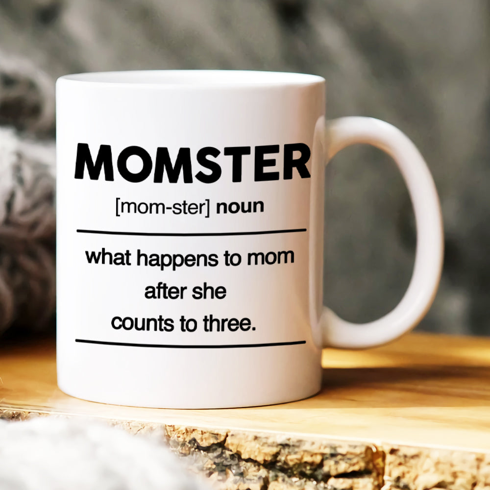 Personalized Momster Mug - Fun Mother's Day Gift Coffee Mug PopCulturePrints