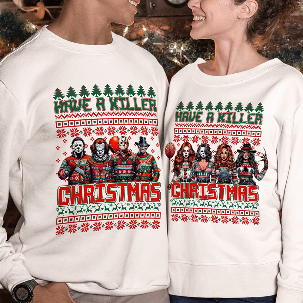 Killer Christmas Horror Movie Fans Sweatshirt