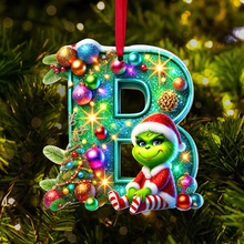 Load image into Gallery viewer, Personalized Christmas Ornament for Movie Fans: Alphabet Letter &#39;B&#39; Ornament PopCulturePrints
