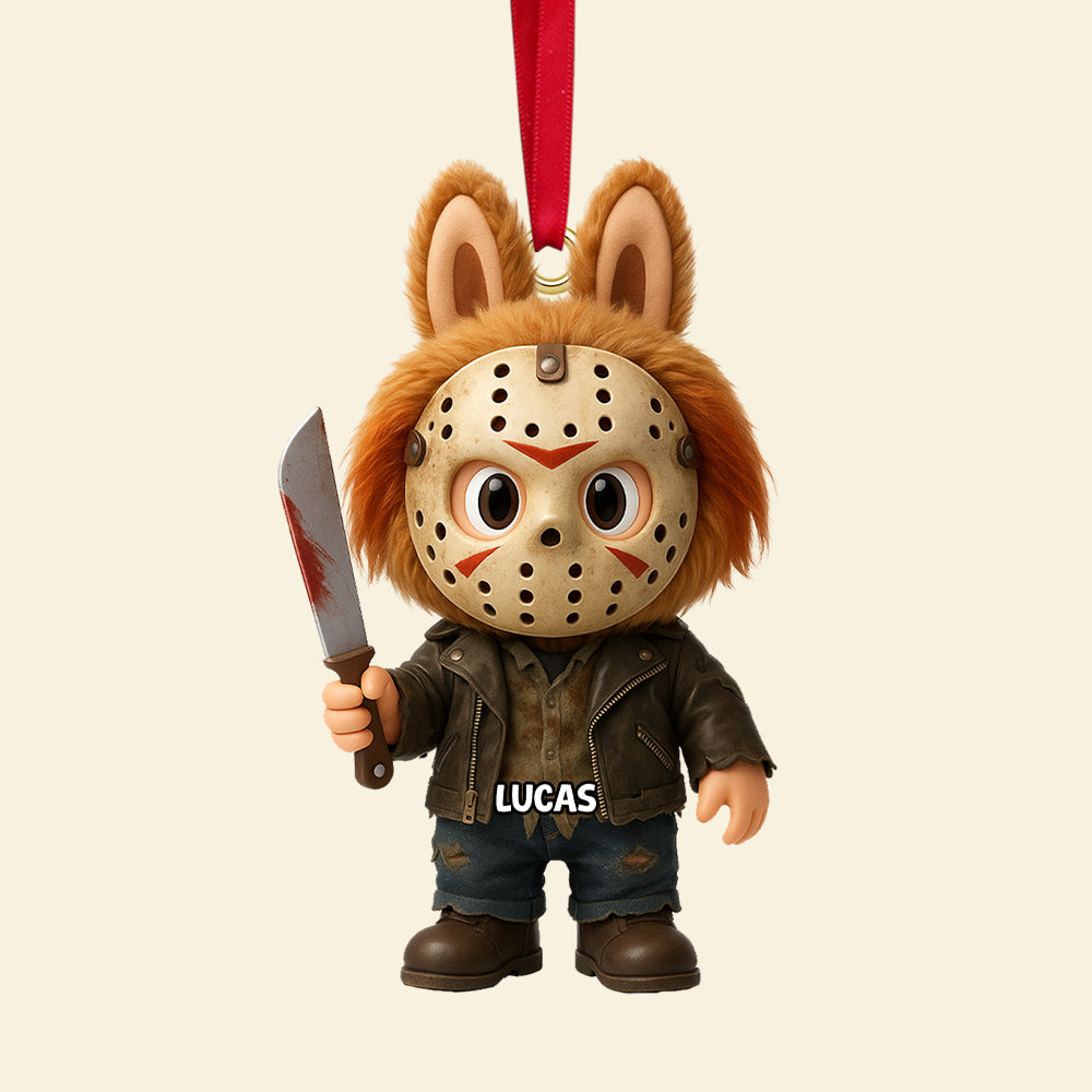 “Celebrate Your Favorite Horrors!” - Iconic Movie Monsters Personalized Christmas Ornament - Custom Gifts for Horror Fans Ornament PopCulturePrints