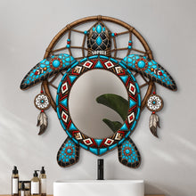 Load image into Gallery viewer, &quot;Reflect Your Unique Spirit&quot; - Sea Turtle Personalized Mirror - Custom Gift for Friends &amp; Family Mirror PopCulturePrints
