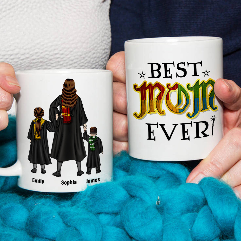 Personalized Best Mom Ever Magic Family Mug