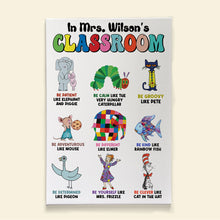 Load image into Gallery viewer, Personalized Teacher's Classroom Inspiration Canvas Poster &amp; Canvas PopCulturePrints
