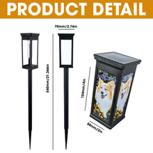 Load image into Gallery viewer, “Step into a Whimsical Wonderland” - Midnight Tea Party Solar Power Garden Lamp - Personalized Halloween Gifts
