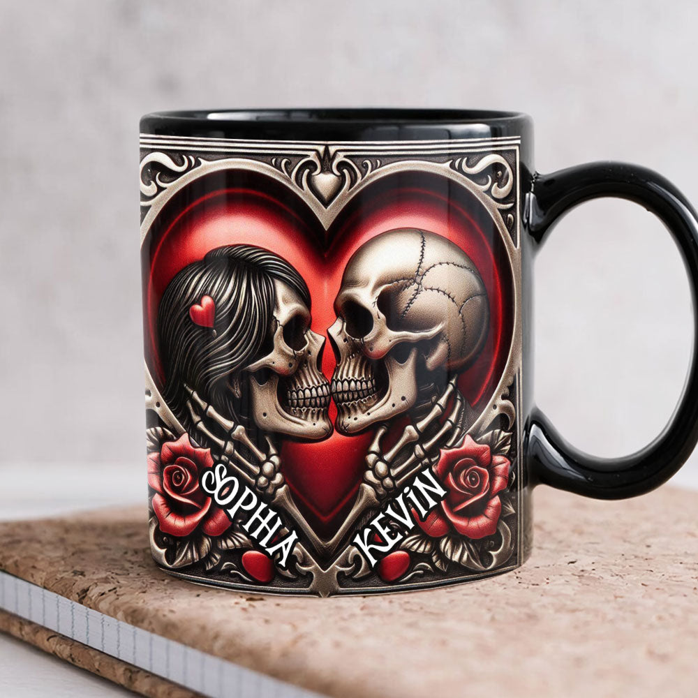 Personalized 3D Wind Spinner - Missing Piece Heart Gift for Couples Coffee Mug PopCulturePrints