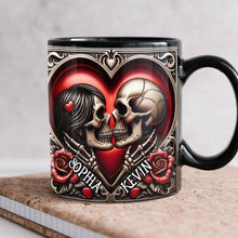 Load image into Gallery viewer, Personalized 3D Wind Spinner - Missing Piece Heart Gift for Couples Coffee Mug PopCulturePrints
