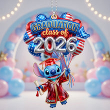 Load image into Gallery viewer, Celebrate Your Achievement: Cute Graduation Balloon Car Ornament - Personalized Gift for Graduates Ornament PopCulturePrints
