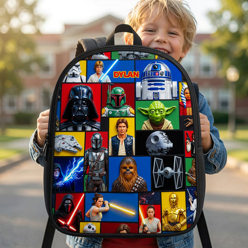 “Join the Adventure!” - Legend Warriors School Bag - Personalized Gifts for Kids Backpack PopCulturePrints