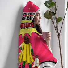 Load image into Gallery viewer, Personalized Supermom Wearable Blanket Hoodie - Mother&#39;s Day Gift Blanket PopCulturePrints
