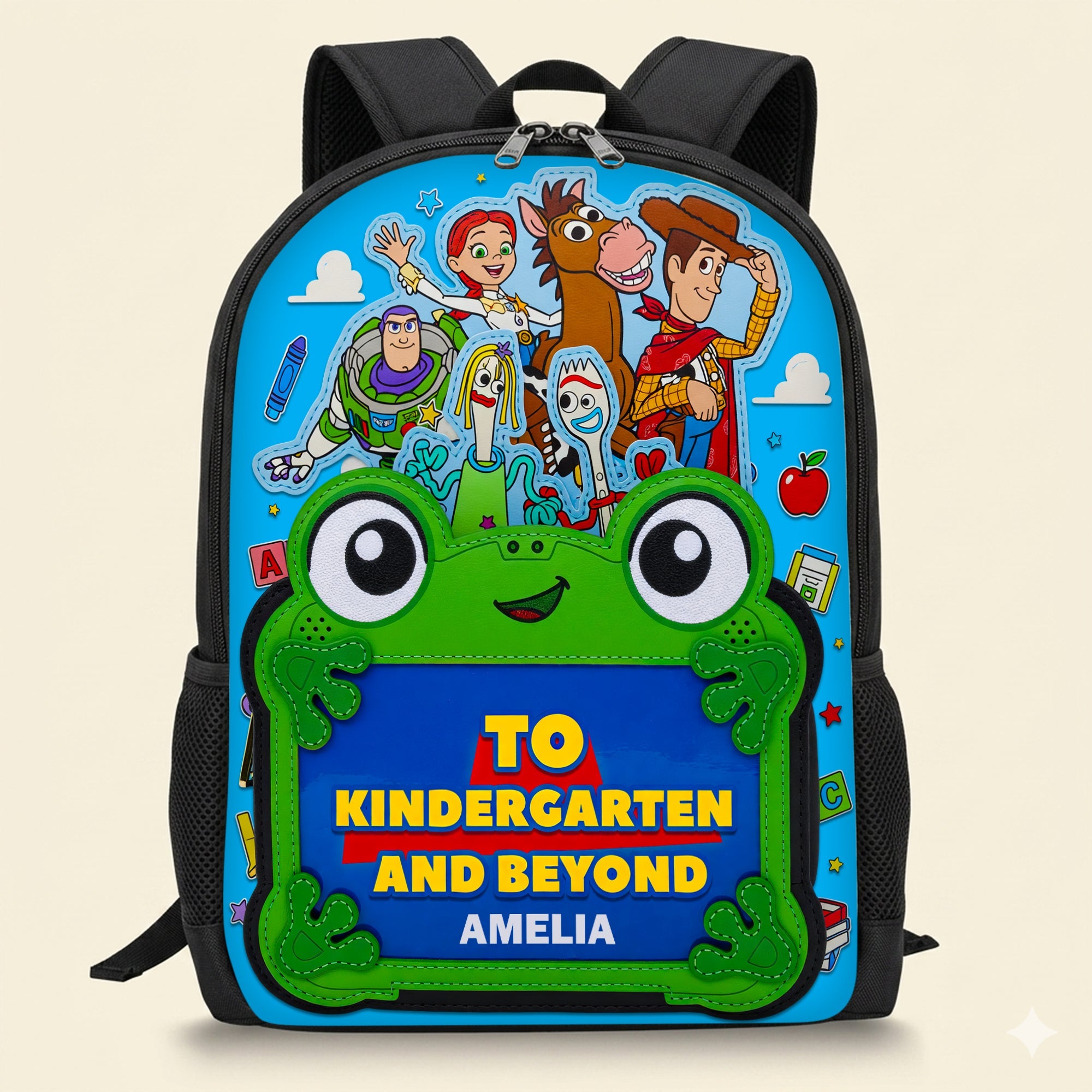 “Adventure Awaits!” - Personalized Kids Backpack - Perfect Gift for Students, Back to School Backpack PopCulturePrints