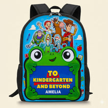 Load image into Gallery viewer, “Adventure Awaits!” - Personalized Kids Backpack - Perfect Gift for Students, Back to School Backpack PopCulturePrints
