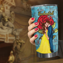 Load image into Gallery viewer, Personalized Enchanted Couple Tumbler - Unique Gift for Couples Tumbler Cup PopCulturePrints
