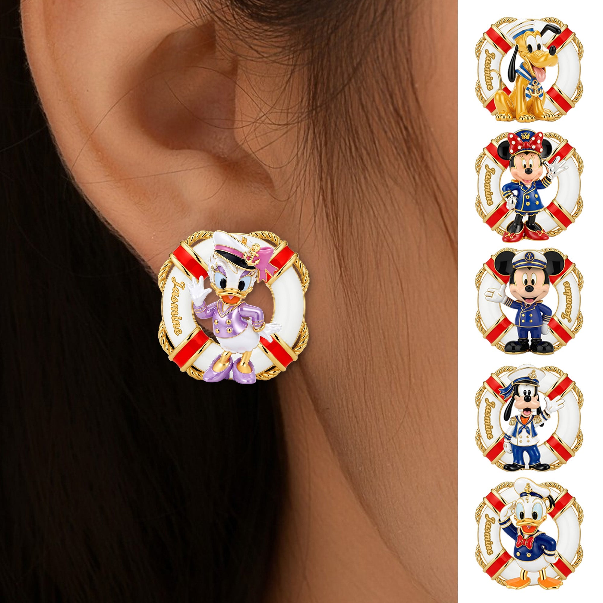 Cruising Stud Earrings - A Fun Gift for Cruise Enthusiasts Earrings PopCulturePrints