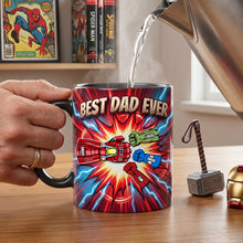 Load image into Gallery viewer, Best Dad Ever - Personalized Magic Coffee Mug for Dads, Grandpa, and More Coffee Mug PopCulturePrints
