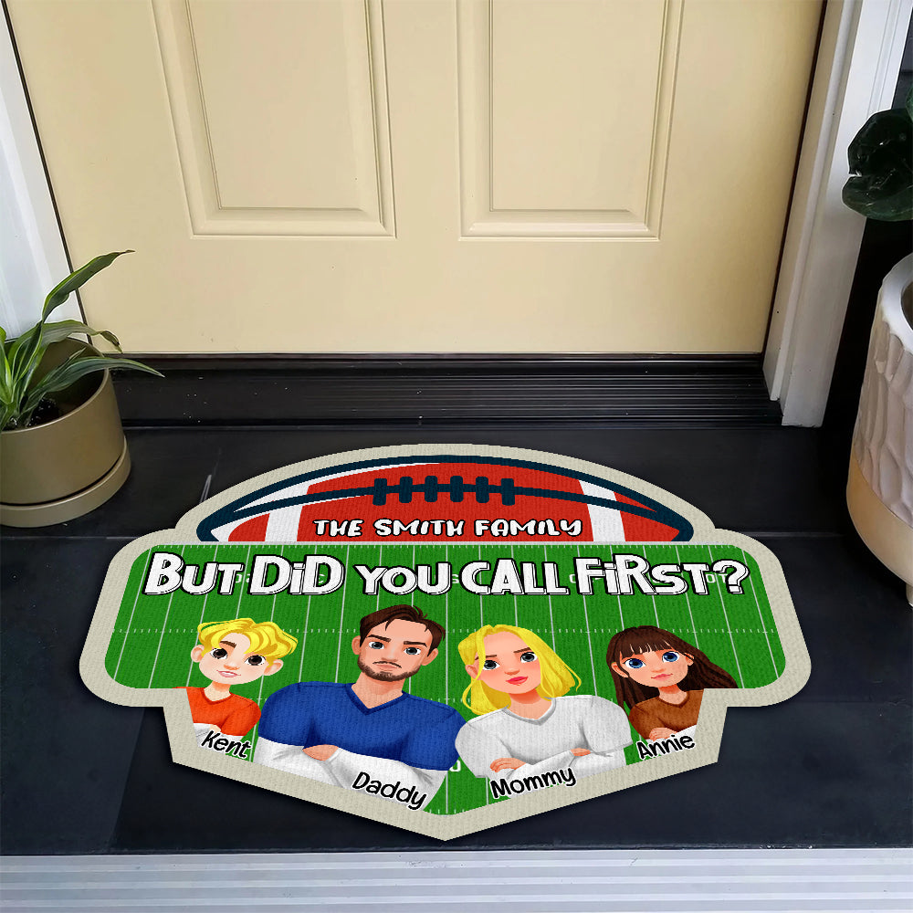 Personalized Family Doormat for American Football Fans Doormat PopCulturePrints
