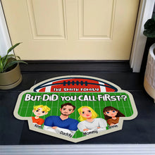 Load image into Gallery viewer, Personalized Family Doormat for American Football Fans Doormat PopCulturePrints
