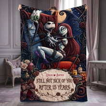 Load image into Gallery viewer, "Still Not Sick of You After 15 Years" - Kindred Spirit Couple Blanket - Personalized Gift for Couples
