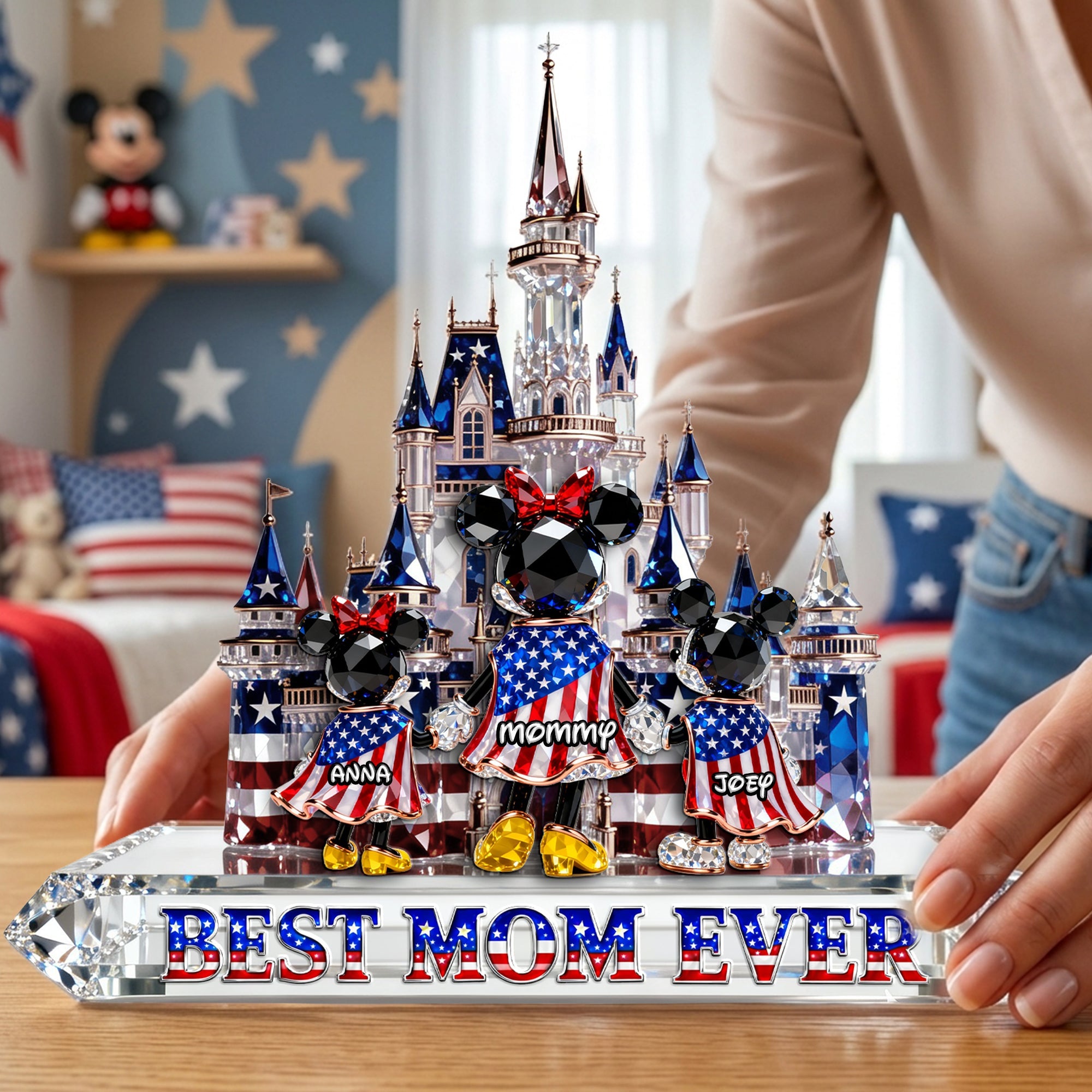 Best Mom Ever - Personalized Acrylic Plaque for Mother's Day, Gift for Mom and Grandma Shaped Plaques PopCulturePrints