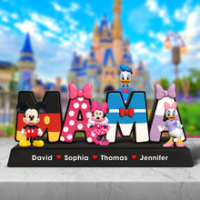 Load image into Gallery viewer, Mama&#39;s Joy - Personalized Cartoon Acrylic Plaque - Perfect Gift for Moms and Grandmas Shaped Plaques PopCulturePrints
