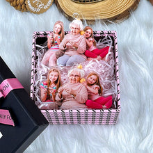 Load image into Gallery viewer, Personalized Knitting Photo Ornament for Family
