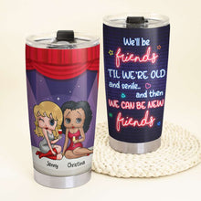 Load image into Gallery viewer, Personalized Best Friend Tumbler - Forever Friendship Gift Tumbler Cup PopCulturePrints
