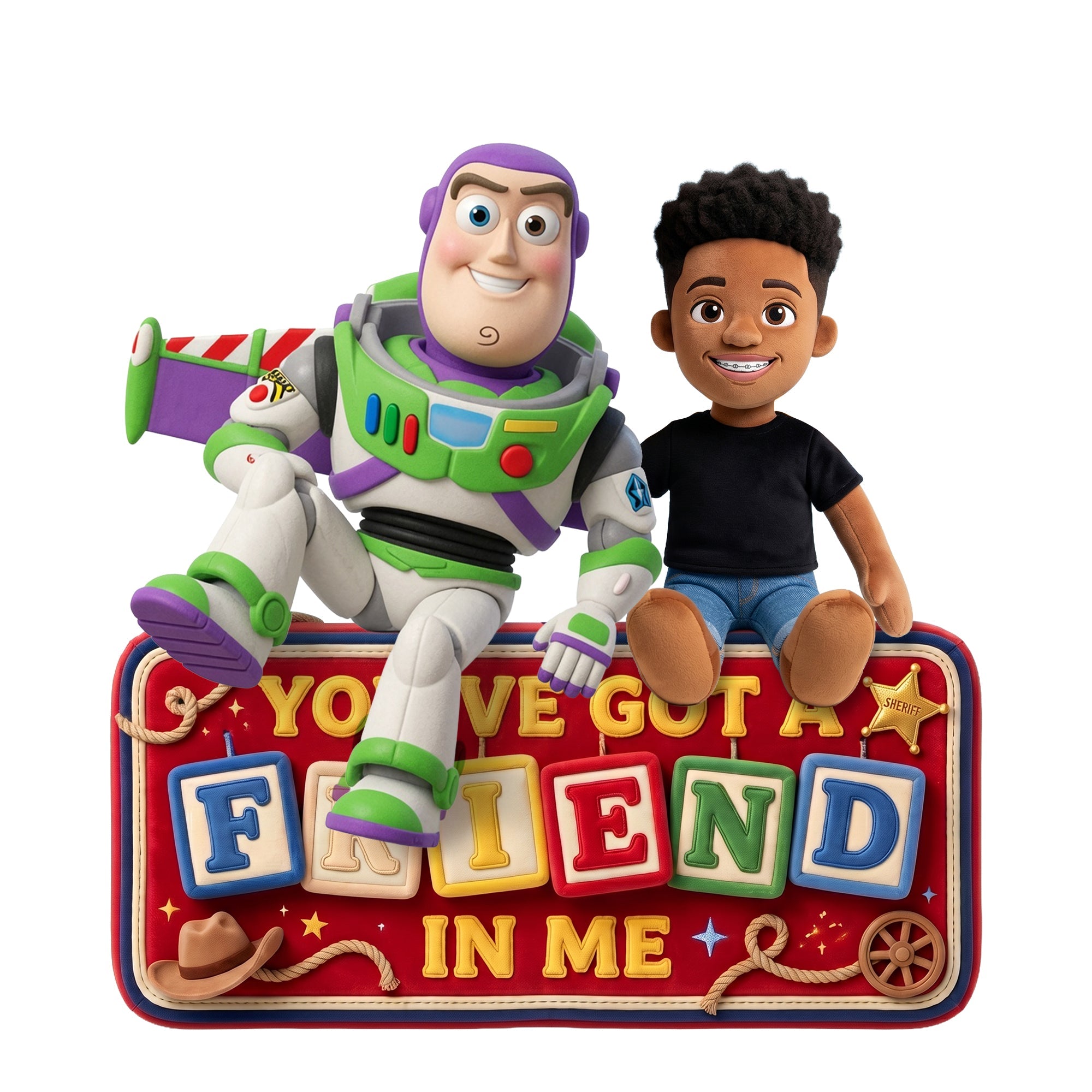You've Got a Friend In Me Pillow - Custom Personalized Gift for Friends Pillow PopCulturePrints