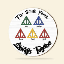 Load image into Gallery viewer, Personalized Harry Potter Family Decor Plate
