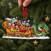 Load image into Gallery viewer, “Bring Holiday Magic Home!” - Customized Warriors And Magical Creatures Sleigh Acrylic Ornament - Perfect Christmas Gift for Anime Lovers Ornament PopCulturePrints

