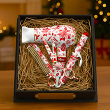 Load image into Gallery viewer, Celebrate Your Passion: Hairstylist Toile de Jouy Ornament - Personalized Christmas Gift Ornament PopCulturePrints
