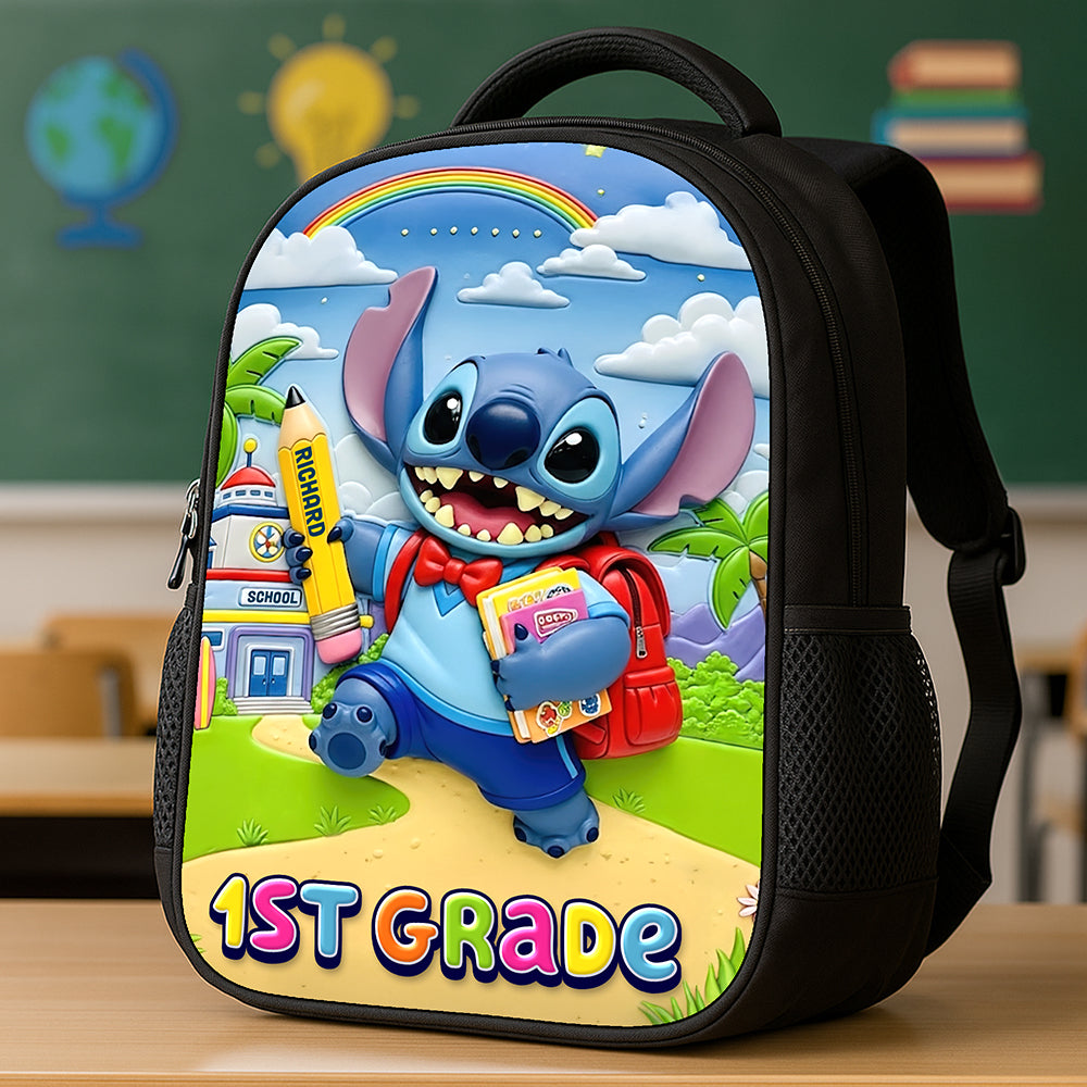 Adorable Cartoon School Bag - Personalized Gift for Kids Backpack PopCulturePrints