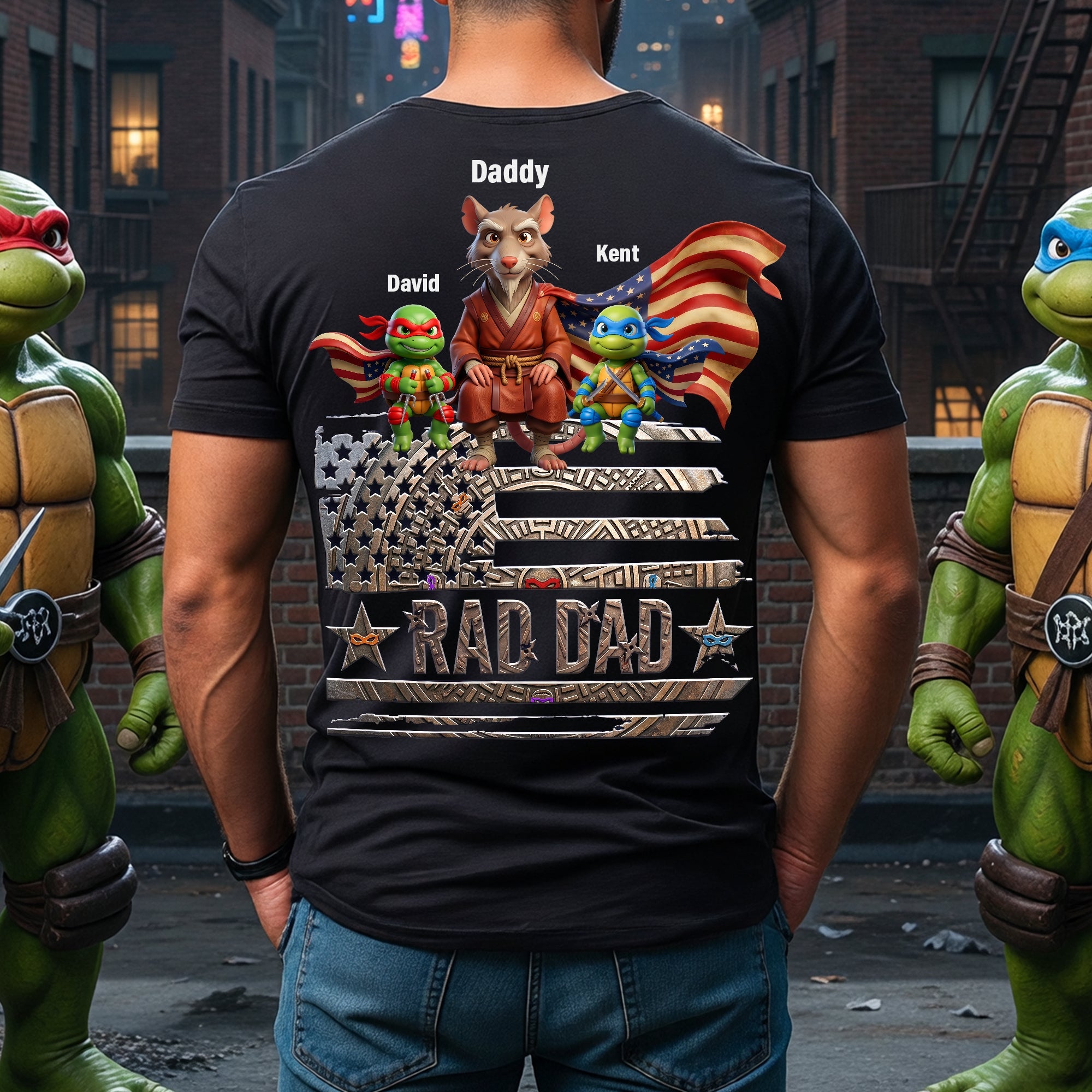 Master Dad Of Underworld Shirt - Personalized Gift for Dads and Grandpas Shirts PopCulturePrints