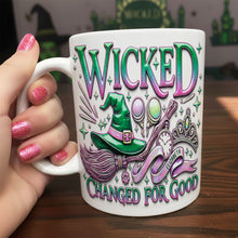 Load image into Gallery viewer, "Changed for Good" - Personalized Wicked Coffee Mug - Gift for Witch Lovers Coffee Mug PopCulturePrints
