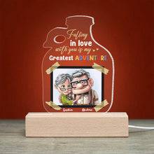 Load image into Gallery viewer, Customizable LED Couple Light - Perfect Valentine's Day Gifts for Anniversaries Led Night Light PopCulturePrints
