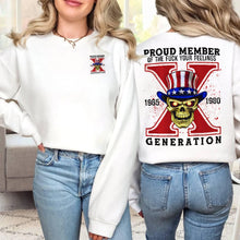 Load image into Gallery viewer, Generation X Skull Graphic Sweatshirt
