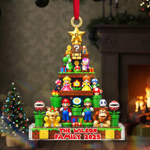 Load image into Gallery viewer, Celebrate Christmas with Family: Personalized Acrylic Ornament - A Unique Gift for Everyone! Ornament PopCulturePrints
