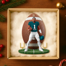 Load image into Gallery viewer, “Score Big This Christmas!” - Personalized Christmas Ornament for True Fans Ornament PopCulturePrints
