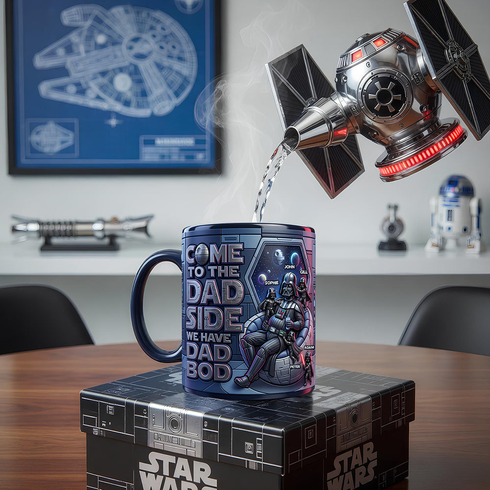 Join the Dad Side – Personalized Vast Dad Bod Magic Mug – Perfect Gift for Dads and Grandpas Coffee Mug PopCulturePrints