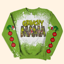 Load image into Gallery viewer, Grinchy Mama Personalized Christmas Shirt AOP Products PopCulturePrints
