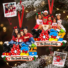 Load image into Gallery viewer, Cherish Family Moments This Christmas - Personalized Custom Photo Ornament Gift for Family and Friends
