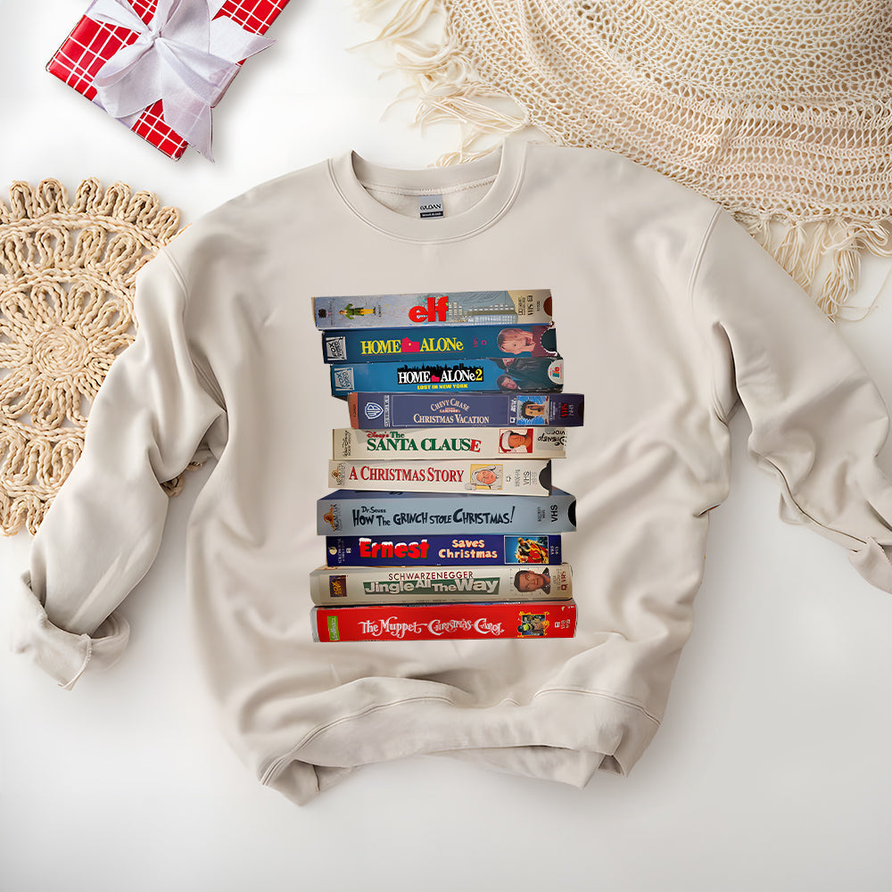 Festive Movie Lover's Christmas Sweatshirt