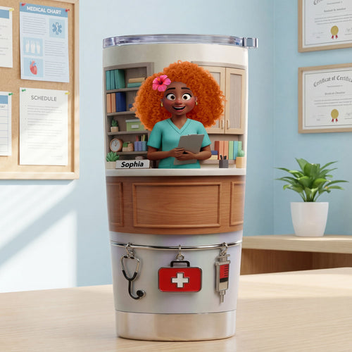 Nurse Life Tumbler - Personalized Gift for Nurses Tumbler Cup PopCulturePrints