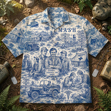 Load image into Gallery viewer, “Goodbye, Farewell, and Amen” - Vintage Field Camp Hawaiian Shirt - Personalized Gift for Him, Her, Friends, and Family
