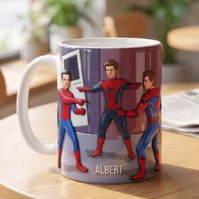 Load image into Gallery viewer, Which One Are You? - Personalized Coffee Mug - Perfect Gift for All Spider-Man Fans Coffee Mug PopCulturePrints
